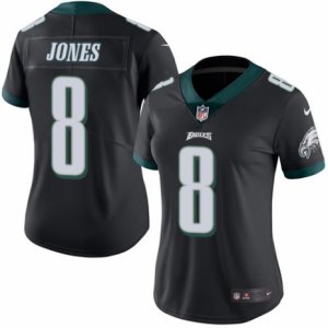 Women\'s Nike Philadelphia Eagles #8 Donnie Jones Limited Black Rush NFL Jersey