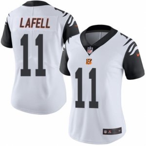 Women\'s Nike Cincinnati Bengals #11 Brandon LaFell Limited White Rush NFL Jersey