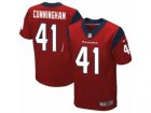 Mens Nike Houston Texans #41 Zach Cunningham Elite Red Alternate NFL Jersey