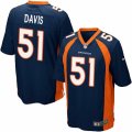 Mens Nike Denver Broncos #51 Todd Davis Game Navy Blue Alternate NFL Jersey