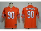 NIKE NFL Chicago Bears #90 Julius Peppers Orange Game Jerseys