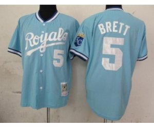 mlb jerseys kansas city royals #5 brett blue