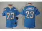 Nike Women San Diego Chargers #23 Jammer Lt.Blue Jerseys