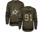 Youth Adidas Dallas Stars #91 Tyler Seguin Green Salute to Service Stitched NHL Jersey