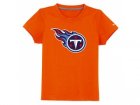 nike tennessee titans sideline legend authentic logo youth T-Shirt orange