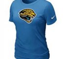 Women Jacksonville Jaguars L.blue T-Shirts