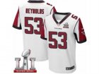 Mens Nike Atlanta Falcons #53 LaRoy Reynolds Elite White Super Bowl LI 51 NFL Jersey
