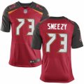 Mens Nike Tampa Bay Buccaneers #73 J. R. Sweezy Elite Red Team Color NFL Jersey