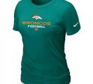 Women Danver Broncos light Green T-Shirt