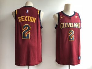 Cavaliers #2 Collin Sexton Burgundy Nike Swingman Jersey