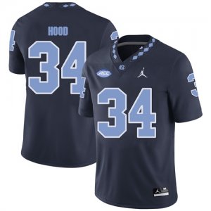 North Carolina Tar Heels 34 Elijah Hood Black College Football Jersey