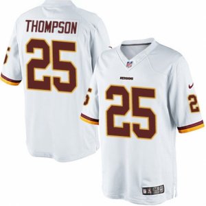 Mens Nike Washington Redskins #25 Chris Thompson Limited White NFL Jersey