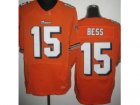 Nike NFL Miami Dolphins #15 Davone Bess Orange Jerseys[Elite]