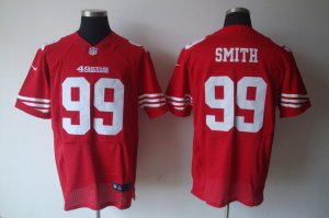 Nike San Francisco 49ers #99 Aldon Smith red Elite Jersey