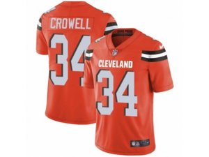 Nike Cleveland Browns #34 Isaiah Crowell Vapor Untouchable Limited Orange Alternate NFL Jersey