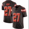 Nike Browns #27 Kareem Hunt Brown Vapor Untouchable Limited Jersey