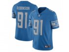 Nike Detroit Lions #91 AShawn Robinson Blue Team Color Mens Stitched NFL Limited Jersey