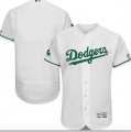 2016 Men Los Angeles Dodgers White Celtic Flexbase Authentic Collection Team Jersey