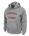 Minnesota Vikings Heart & Soul Pullover Hoodie Grey