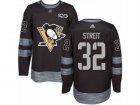 Mens Adidas Pittsburgh Penguins #32 Mark Streit Premier Black 1917-2017 100th Anniversary NHL Jersey