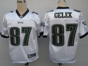 nfl philadelphia eagles #87 celek white