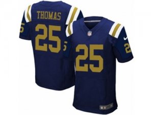 Nike New York Jets #25 Shamarko Thomas Elite Navy Blue Alternate NFL Jersey