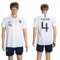 France 4 VARANE Away 2018 FIFA World Cup Soccer Jersey