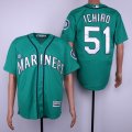 Mariners #51 Ichiro Suzuki Green Cool Base Jersey