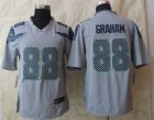 Nike Seattle Seahawks #88 Jimmy Graham grey jerseys(Limited)