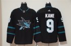 Sharks #9 Evander Kane Black Adidas Jersey