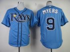 mlb jerseys tampa bay rays #9 myers blue