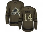 Youth Adidas Colorado Avalanche #14 Rene Robert Green Salute to Service Stitched NHL Jersey