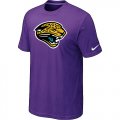 Jacksonville Jaguars Sideline Legend Authentic Logo T-Shirt Purple
