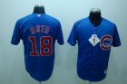 mlb chicago cubs soto #18 blue