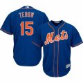 Youth New York Mets #15 Tim Tebow Majestic Blue Cool Base Player Jersey