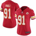 Women's Nike Kansas City Chiefs #91 Tamba Hali Limited Red Rush NFL Jersey