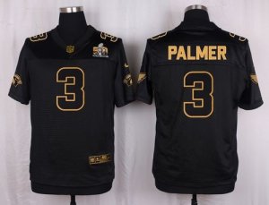 Nike Arizona Cardinals #3 Carson Palmer Black Pro Line Gold Collection Jersey(Elite)