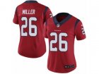 Women Nike Houston Texans #26 Lamar Miller Vapor Untouchable Limited Red Alternate NFL Jersey