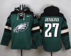 Nike Philadelphia Eagles #27 Malcolm Jenkins Green Player Pullover Hoodie