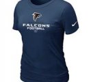 Women BAtlanta Falcons deep blue T-Shirt