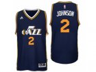 Men Utah Jazz #2 Joe Johnson Road Navy New Swingman Jersey