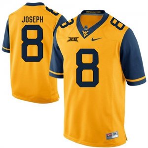 West Virginia Mountaineers #8 Karl Joseph Gold College Football Jersey