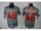 Nike NFL washington redskins #46 Alfred Morris grey jerseys[Elite shadow]