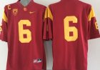 NCAA 2015 USC Trojans #6 red jerseys