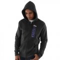 Baltimore Ravens Hook and Ladder Full Zip Hoodie Black