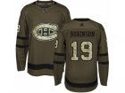 Adidas Montreal Canadiens #19 Larry Robinson Green Salute to Service Stitched NHL Jersey