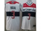 nba Washington Wizards #3 Bradley Beal White(Revolution 30 Swingman)
