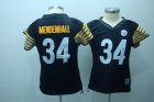 Women Pittsburgh Steelers #34 mendenhall Jerseys black