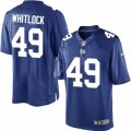 Mens Nike New York Giants #49 Nikita Whitlock Limited Royal Blue Team Color NFL Jersey