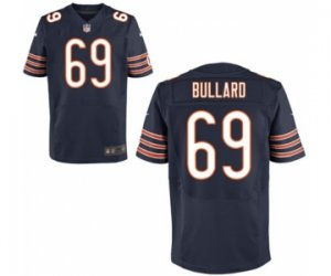 Men\'s Nike Chicago Bears #69 Jonathan Bullard Elite Navy Blue Team Color NFL Jersey